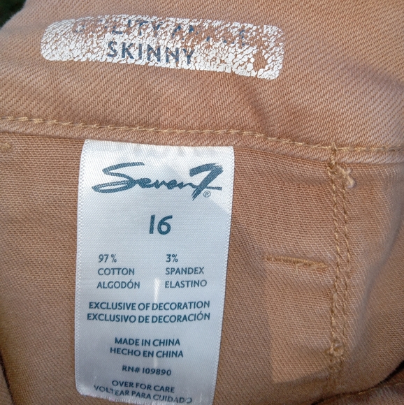 Utility By Seven7 Women's 16 Skinny Ankle Twill Jeans FF222 - Picture 5 of 5